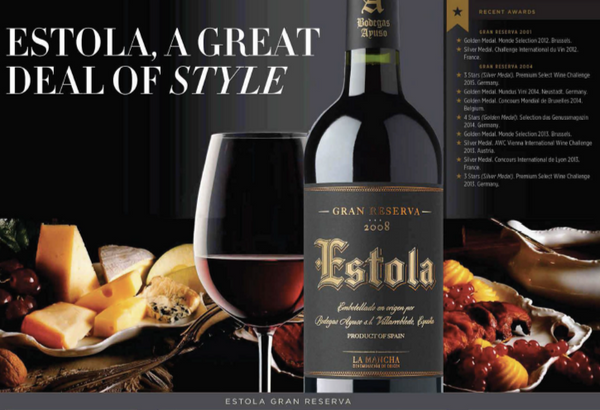 Estola Gran Reserva Red Wine - Buy Spanish Wines Online in USA from Viners Club
